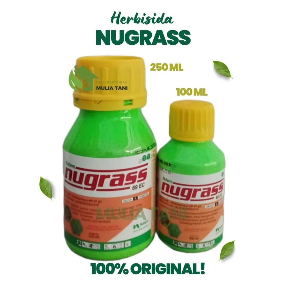 HERBISIDA NUGRASS 69 EC 250 ML NUFARM/RACUN GULMA RUMPUT PADI, KEDELAI, BAWANG MERAH 250ML / Racun R