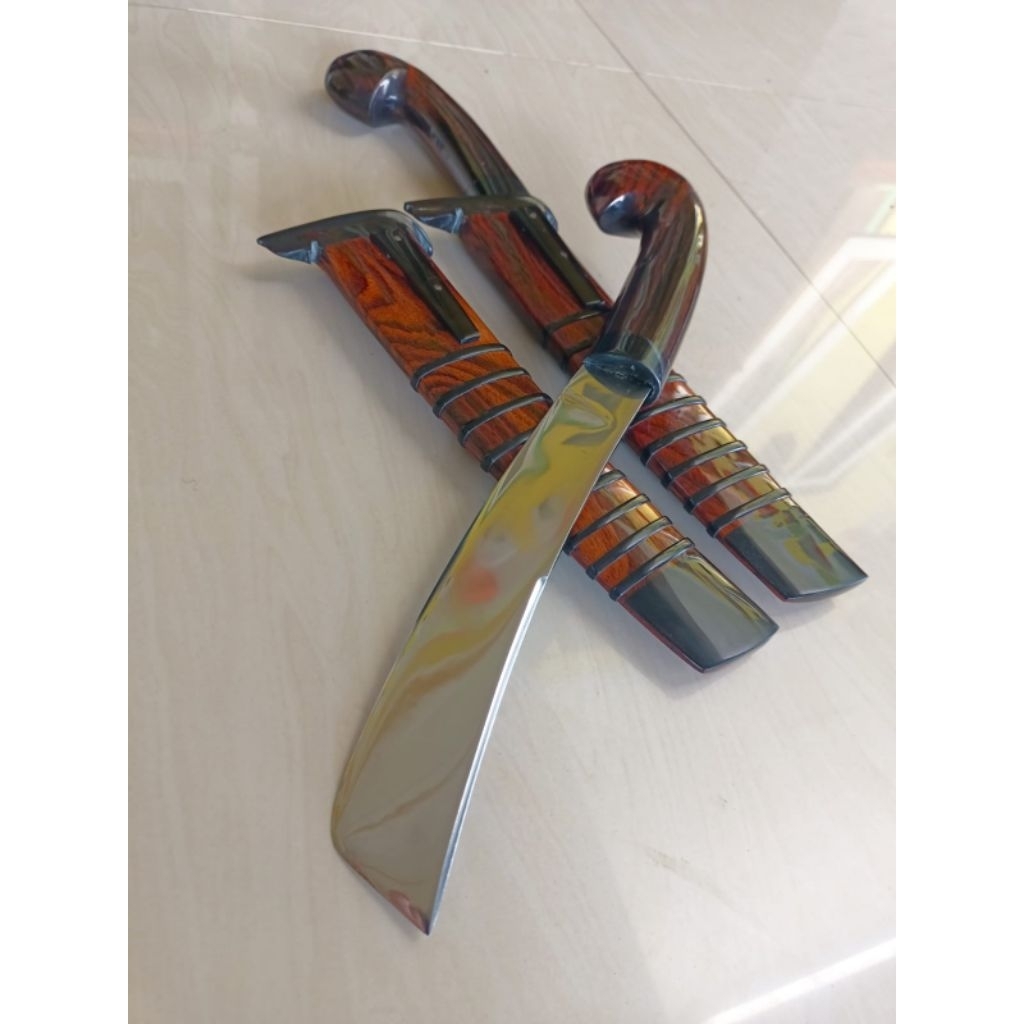 GOCIL GOLOK KECIL KEBUN PAMANCINGAN BAJA PER  20 CM TAJAM