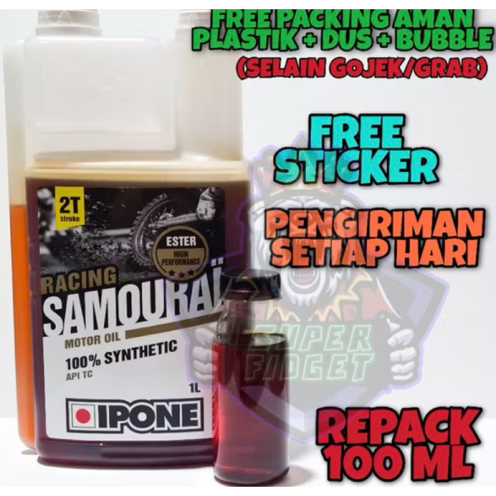 OLI SAMPING IPONE SAMOURAI IPONE SAMURAI REPACK 100ML ORI
