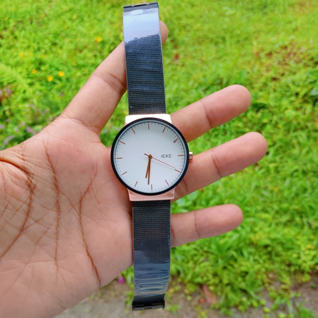 Jam tangan Rantai IEKE Gold&black Cuci gudang 100% bagus