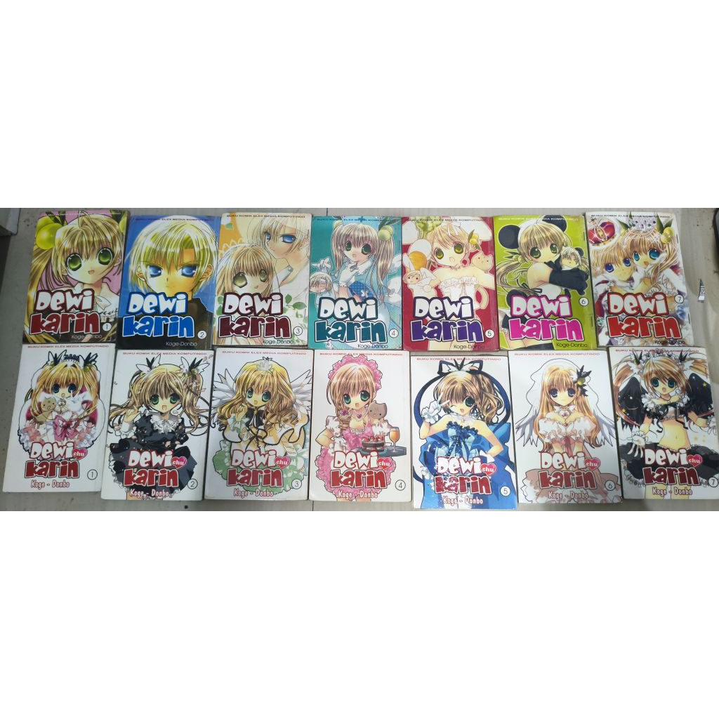 Komik Dewi Karin & Komik Dewi Karin Chu / Kamichama Karin Chu set