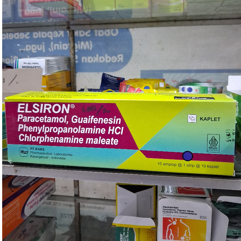 Elsiron Obat Batuk Pilek 10 Tablet 1 Strip