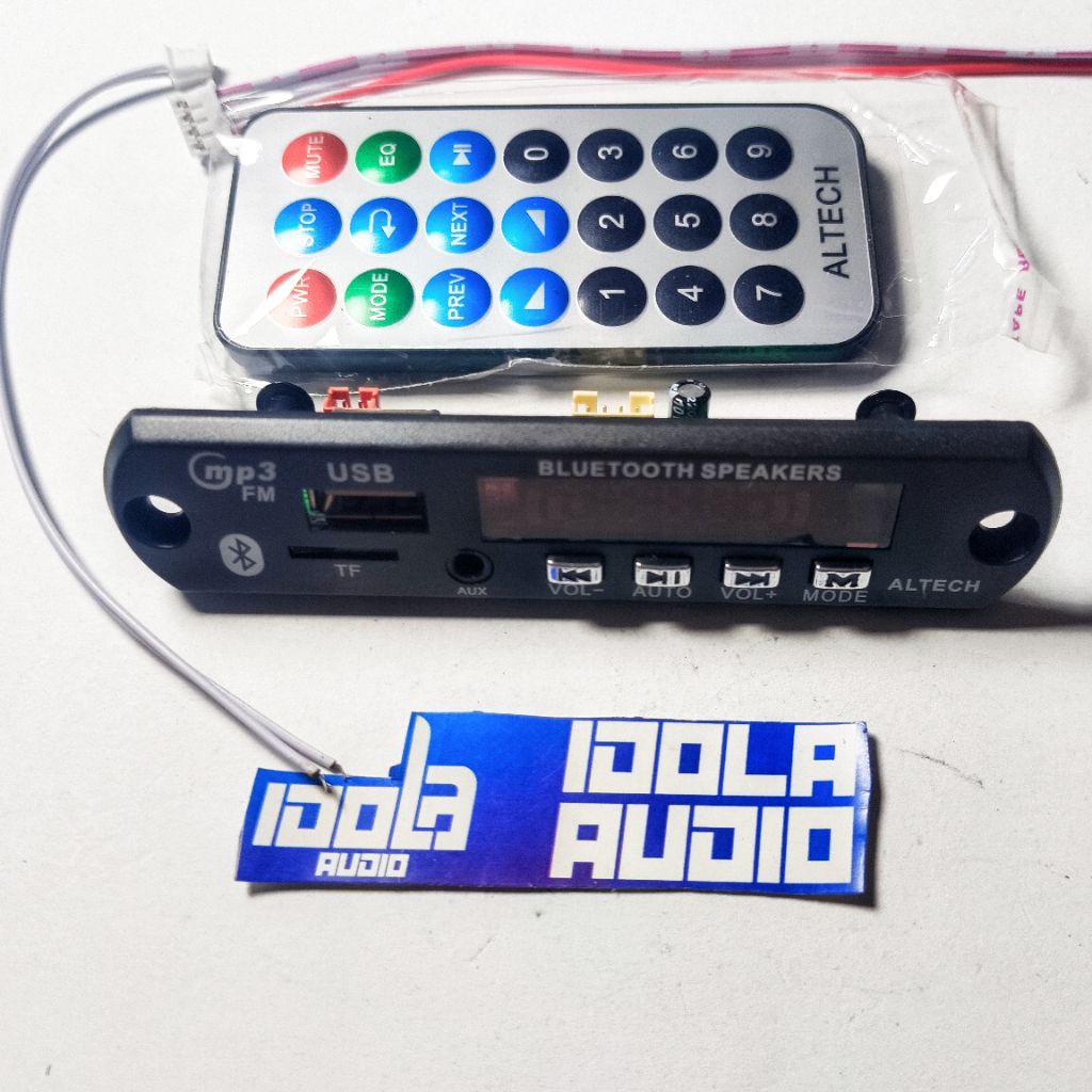 KIT Modul MP3 Bluetooth 12V JLH V09 ALTECH /Modul Bluetooth MP3 USB FM Radio
