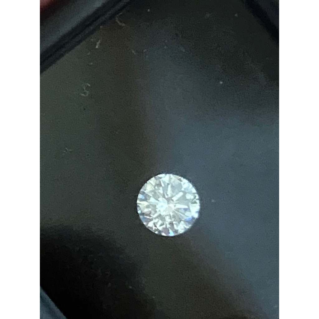 natural berlian banjar 0,3 bagus putih ajib