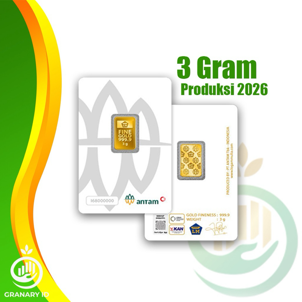 LM EMAS ANTAM 3 GRAM, LOGAM MULIA TERBARU