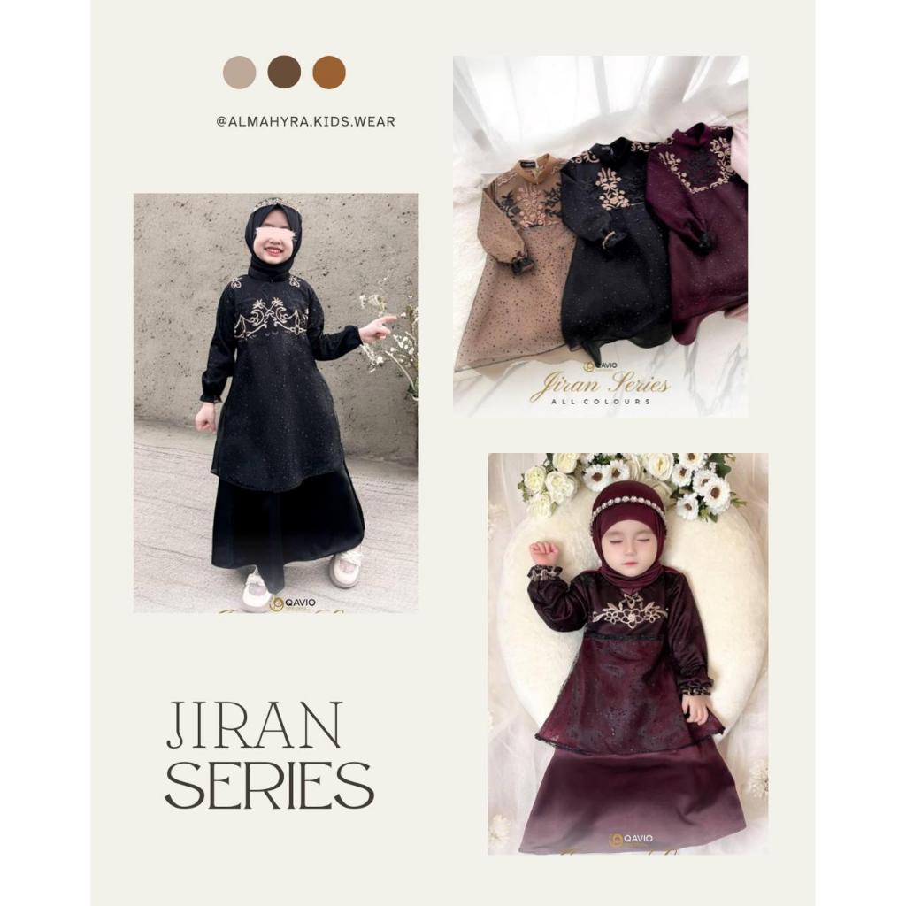 JIRAN SERIES GAMIS SAJA | BAJU MUSLIM | GAMIS ANAK | DRESS PESTA BY QAVIO