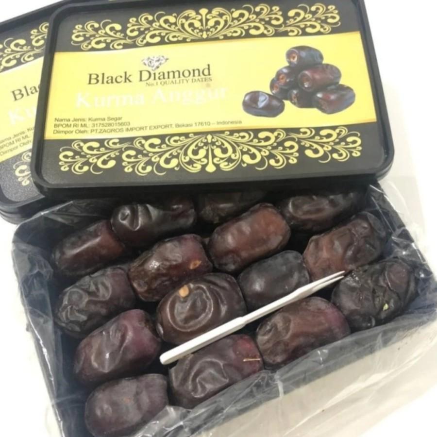 Kurma Bams Black Diamond 500gr/600gr Bams Fatimah, Bams Al Samira, Bams Fares ASLI