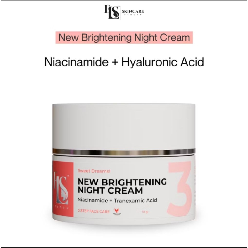 LS Skincare Night Cream Booster - REJECT KEMASAN LUAR