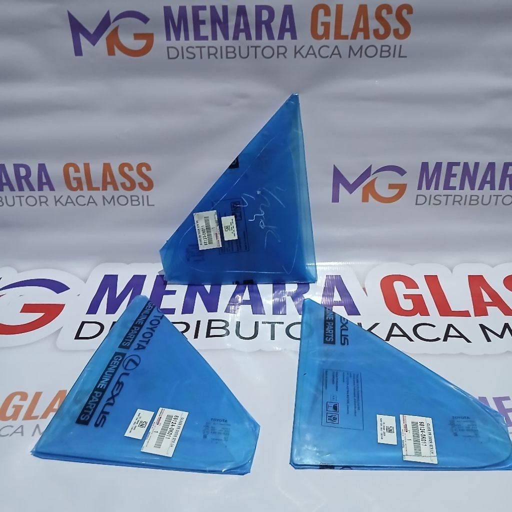 KACA SEGITIGA/VENTILASI PINTU TENGAH TOYOTA FORTUNER 1ST GEN TH 2005-2015 ORI