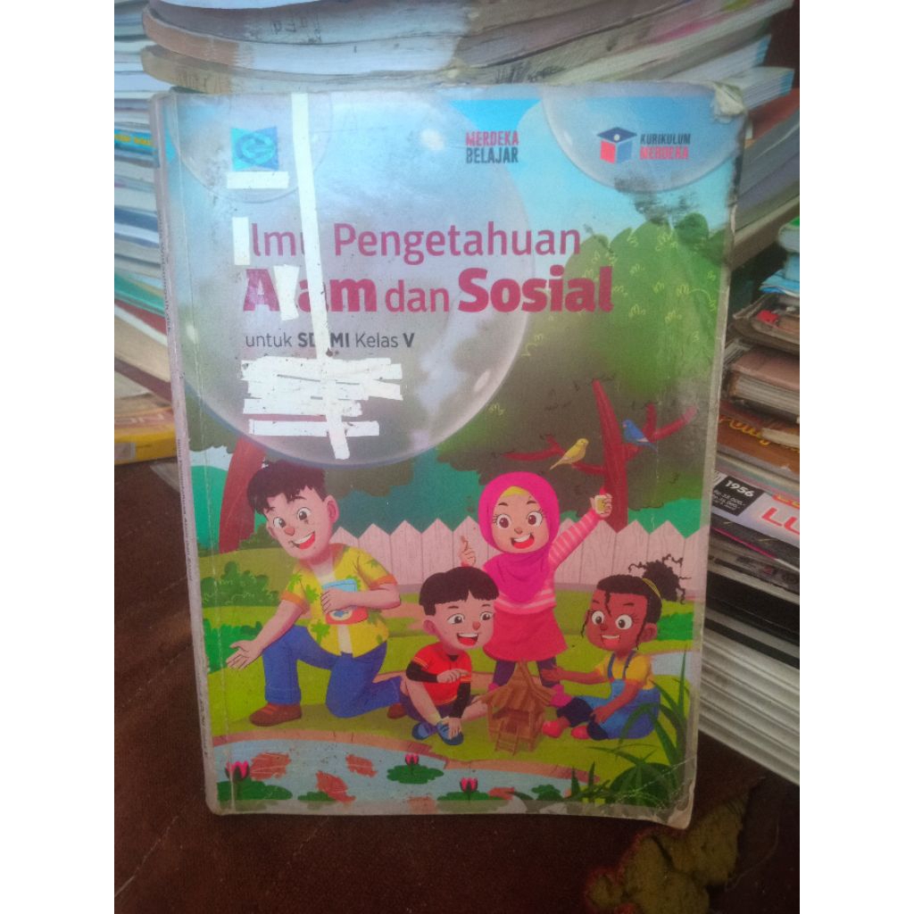 buku IPA dan IPS Untuk SD /MI kelas 5 kurikulum merdeka