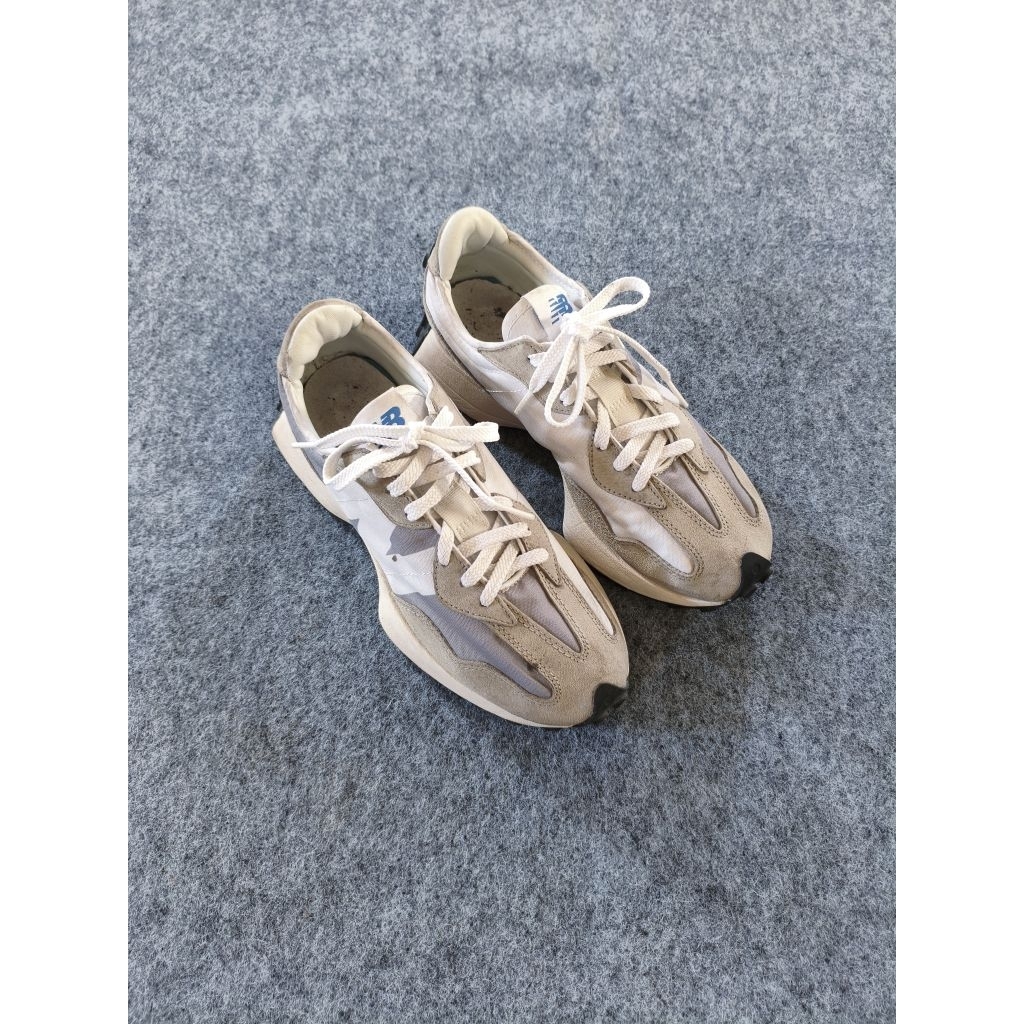 Sepatu NB 327 Grey White