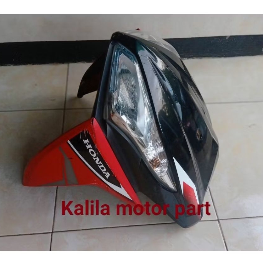 Tameng lampu depan komplit Vario fi 110 esp