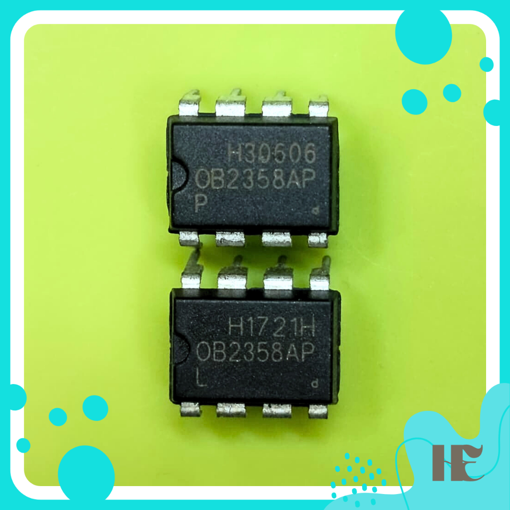 OB2358AP OB2358 DIP 8 OB 2358 OB 2358 BARU GARANSI Mode Arus IC Pengontrol PWM