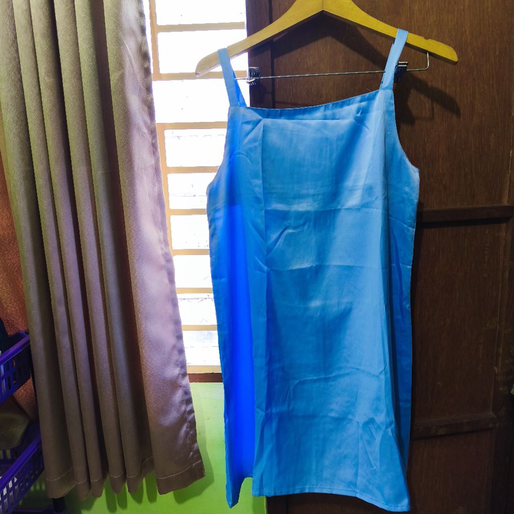 Like New Dress Biru Natal Pesta