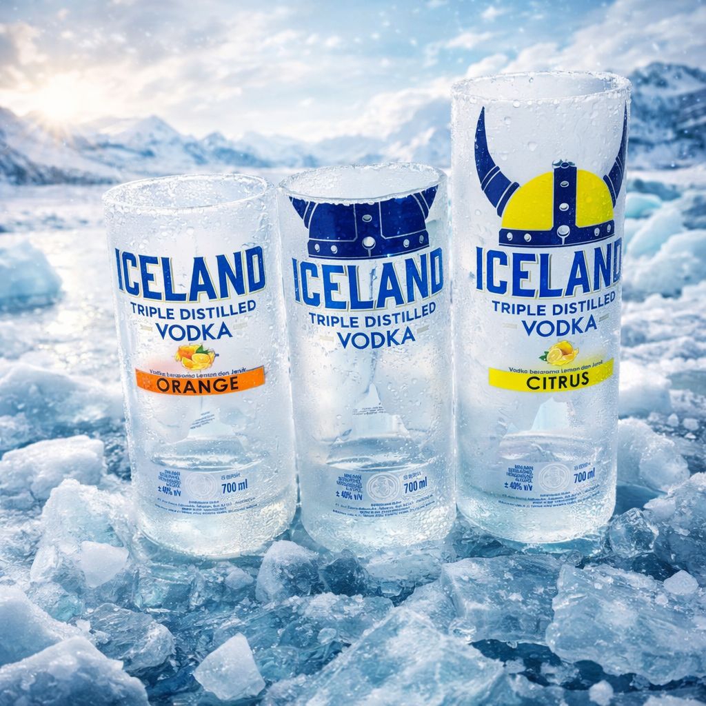 PROMO!! Gelas Iceland Vas bunga botol bir estetik hiasan cafe