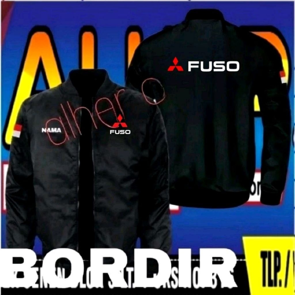 jaket bordir Mitsubishi Fuso jaket Mitsubishi Fuso jaket bomber Mitsubishi Fuso jaket kerja Mitsubis