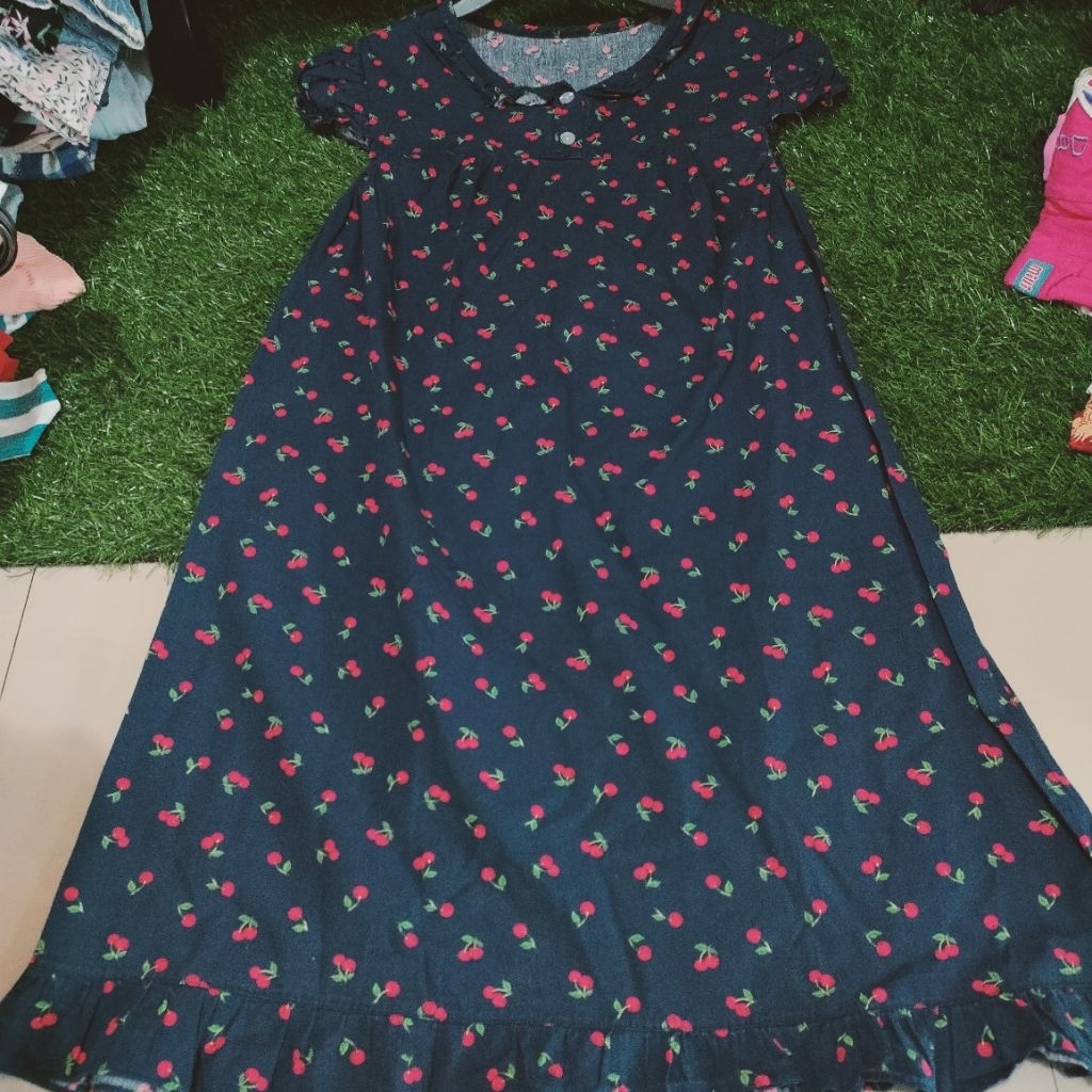 preloved home dress anak remaja//pl dress anak pernah pakai 9-10th