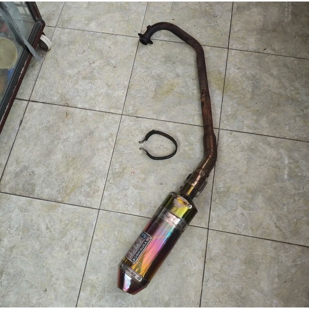 Knalpot Racing Suzuki GSX R150 S150 Yoshimura Rainbow Big GSX R 150 S Volume Inlet 50 Bekas Second