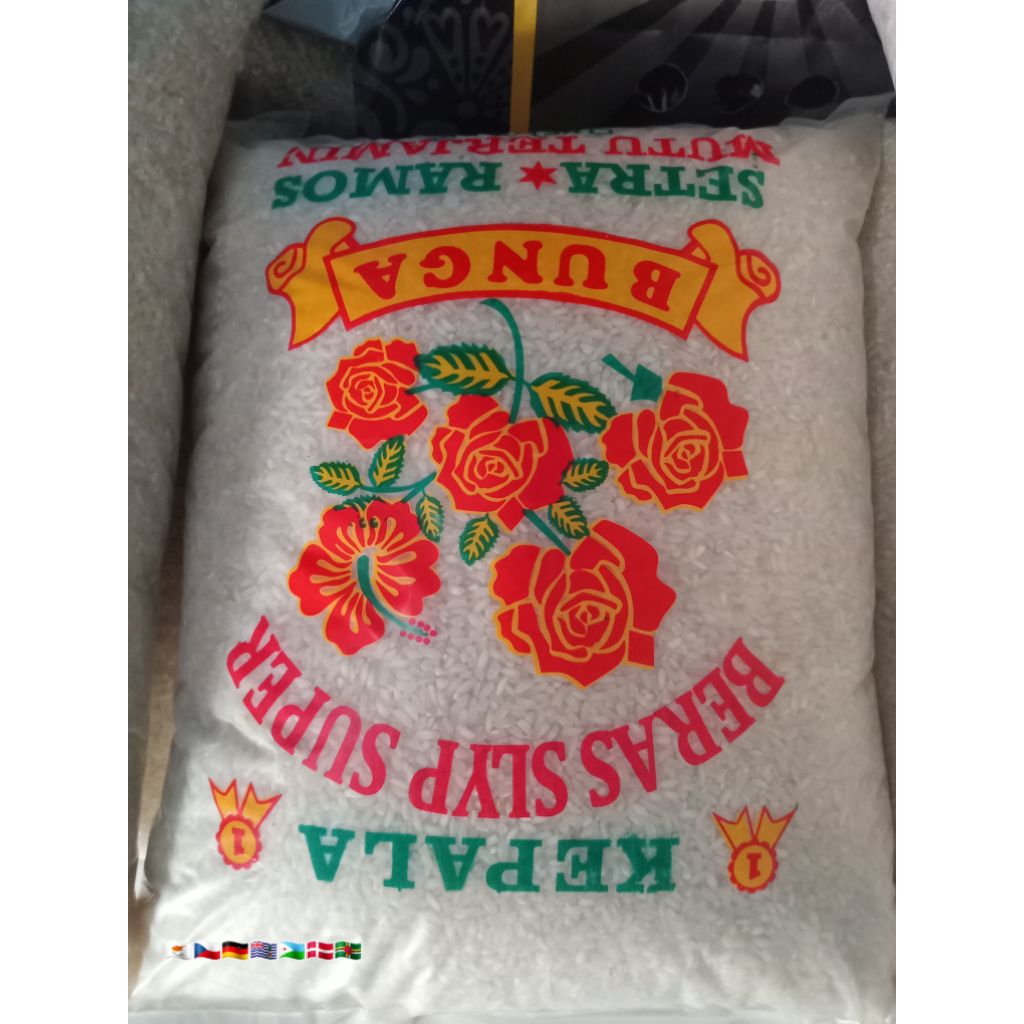 beras 5kg slyp bunga