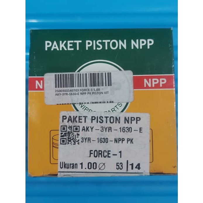 Piston NPP Seher Piston Kit Fizr Force 1 NPP Oversize STD 25 50 75 100 125 150 175 200