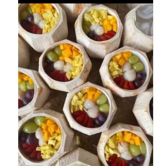 puding kelapa buah dijual perbatok