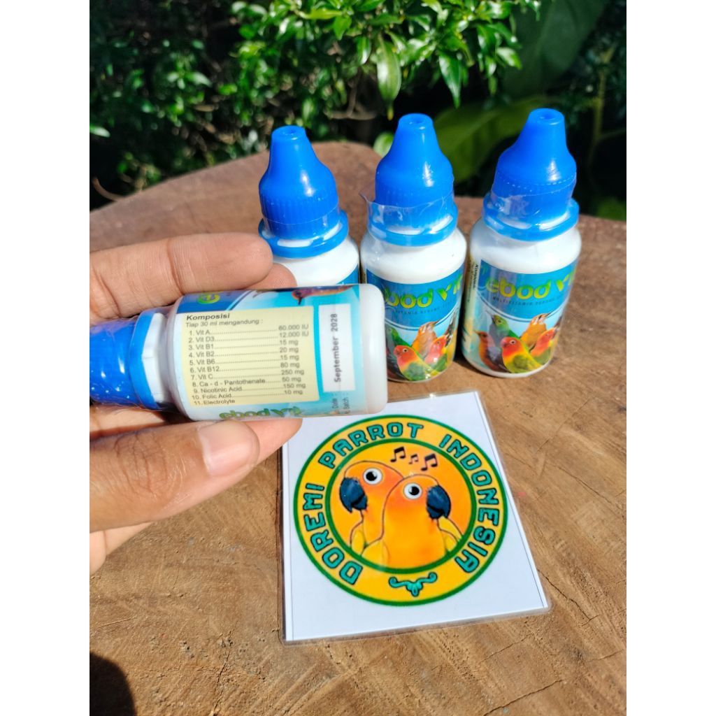 Ebod Vit Vitamin Burung Murai Kacer Lovebird Kenari
