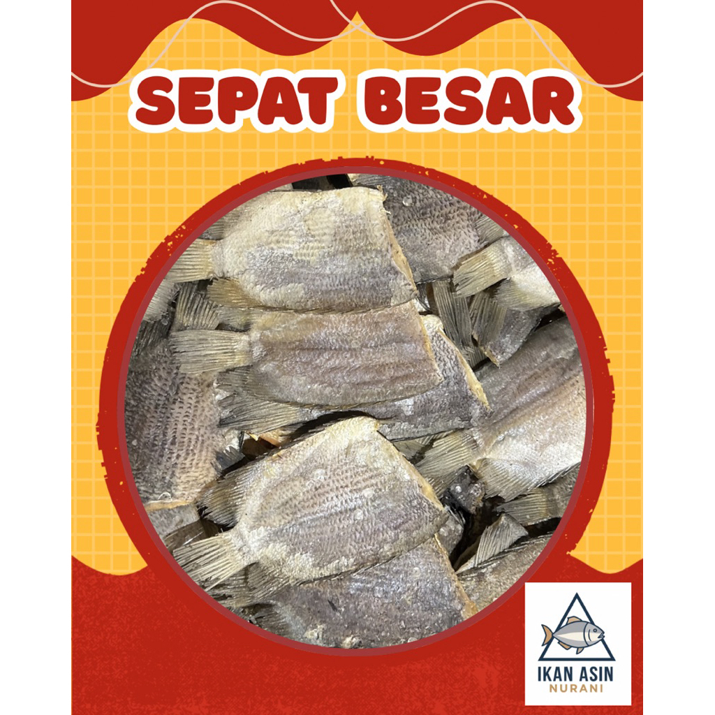 ikan asin sepat besar 500g segar dan fres bestseller sepat tambakang