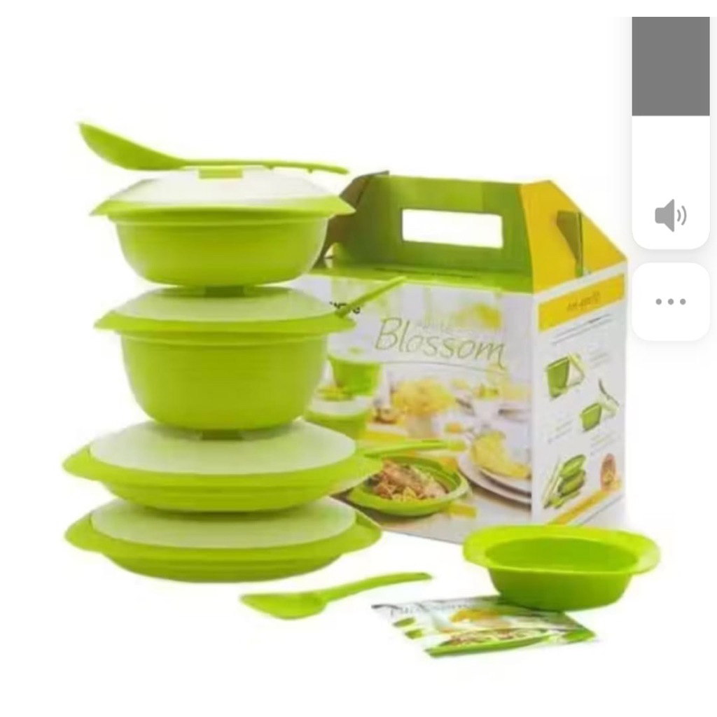 Tupperware Blossom Collection Hijau