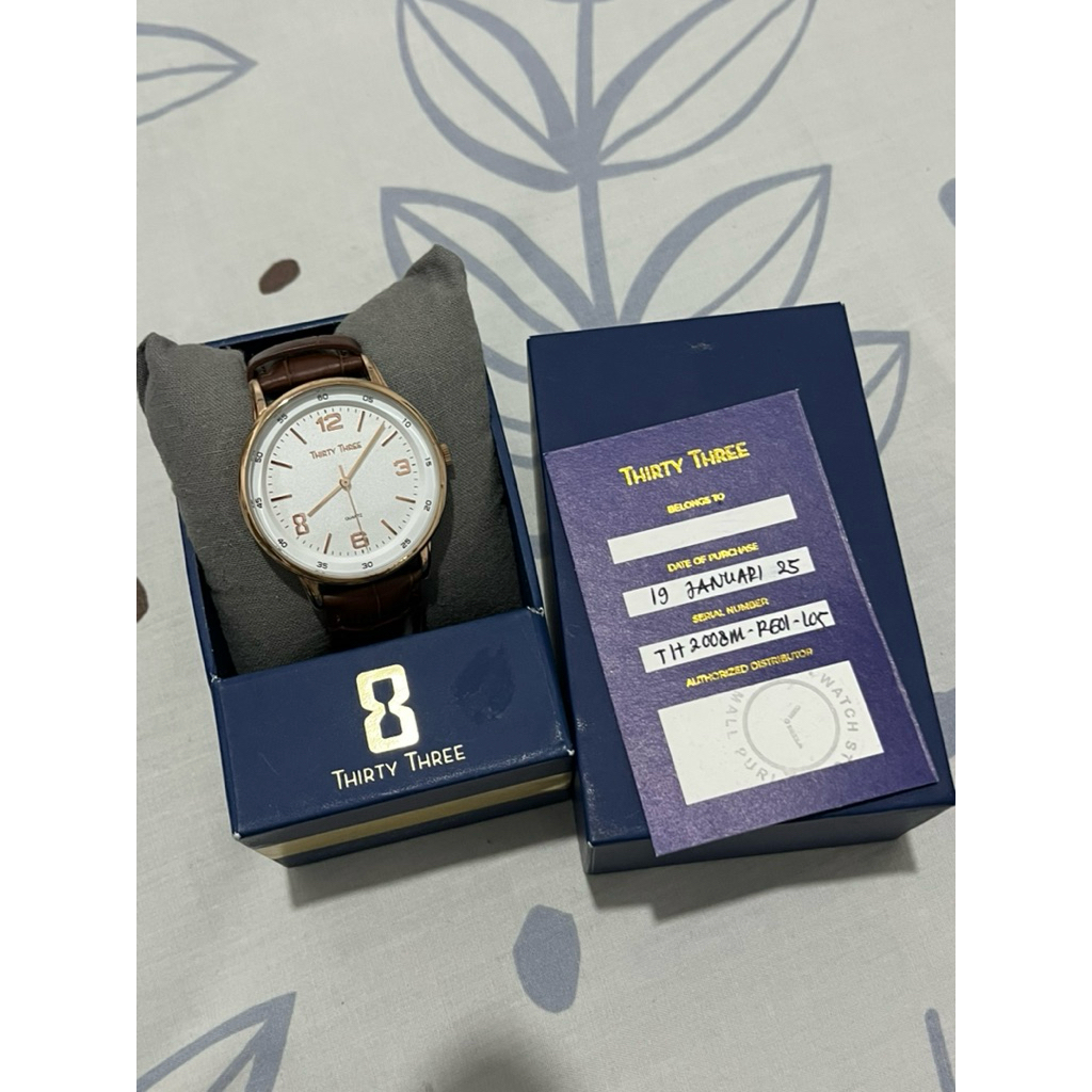 Jam Tangan Pria Thirty Three TH2008M Original with box