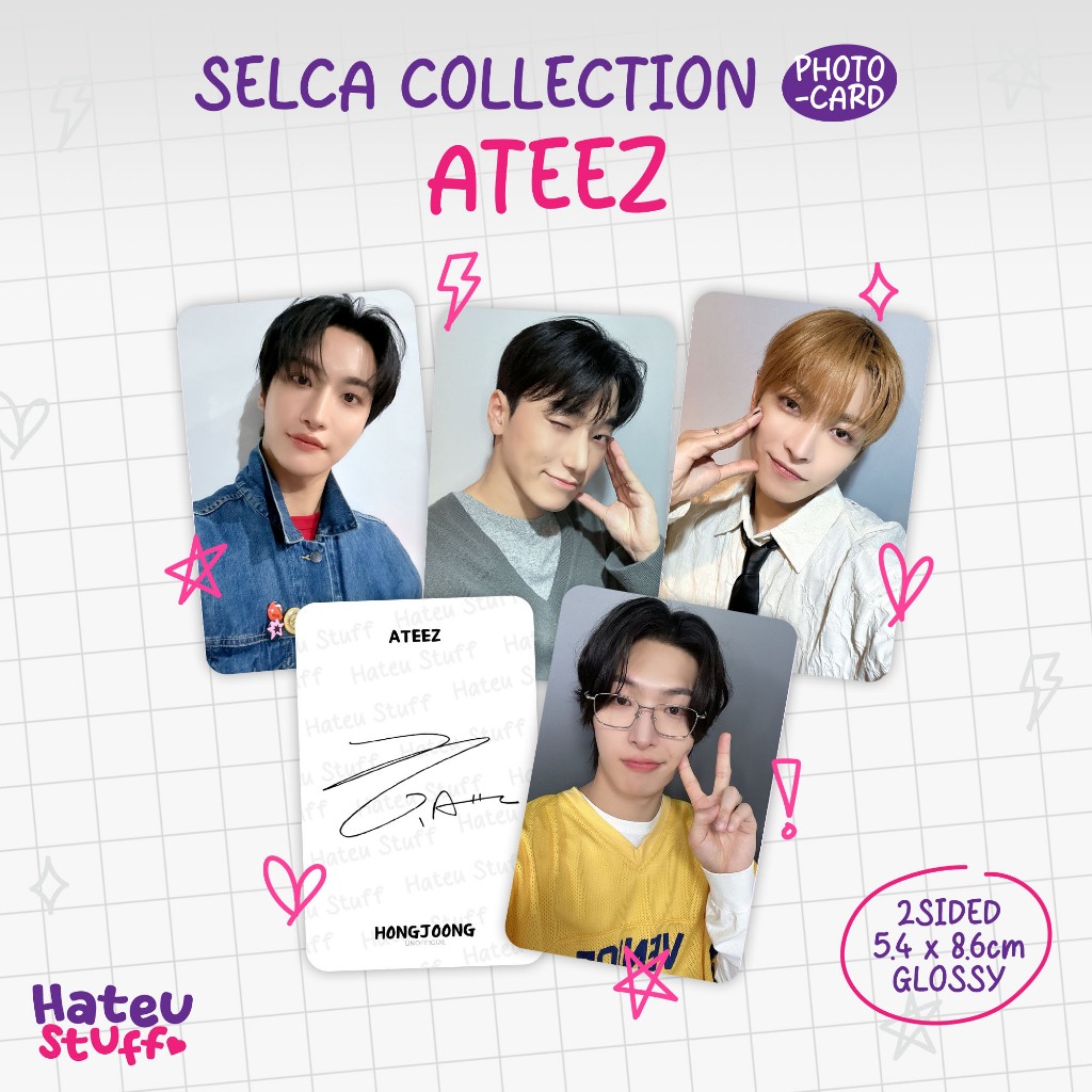 [2/2] ATEEZ Unofficial Photocard Selca Collection 7th Anniversary