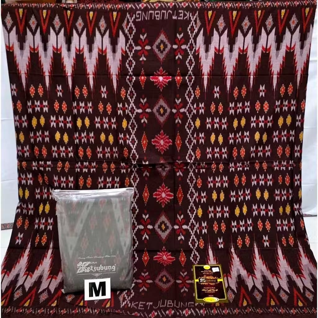 COD / SARUNG KETJUBUNG GOYOR RED FIBER JAHIT TENGAH ori by KETJUBUNG (T&A)