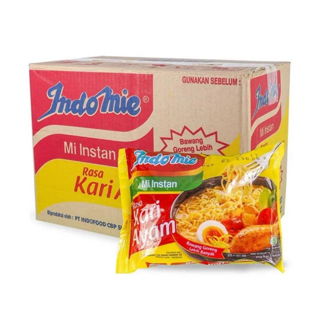 INDOMIE Mie Kari Ayam 1 Dus isi 40PCS