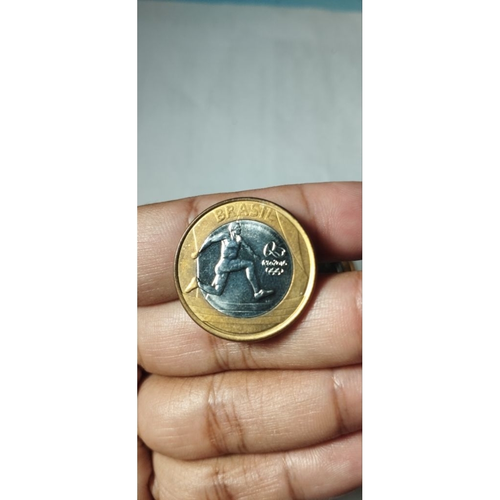 Koin 1 Real Olimpiade Rio 2016-Atletik