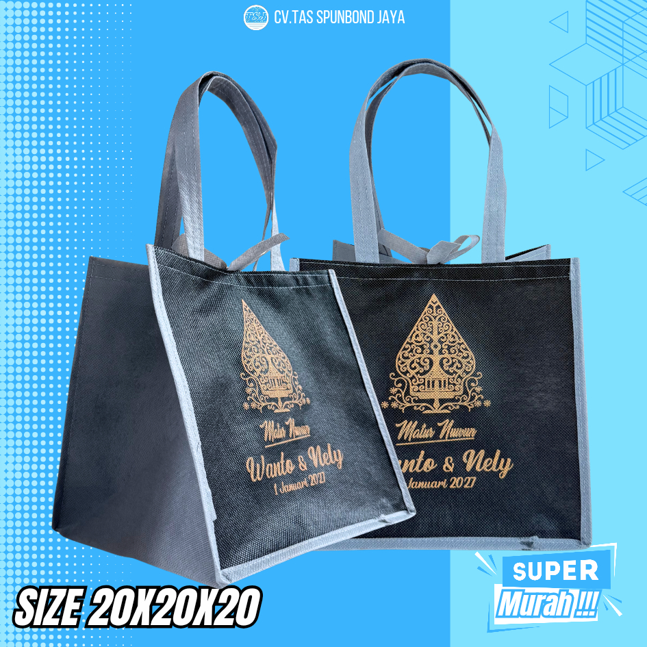 Cv. Berkah Tas Spunbond Jaya | Proses Cepat Tas Kotak Nasi Box Thinwall Free Custom Nama Cocok Untuk
