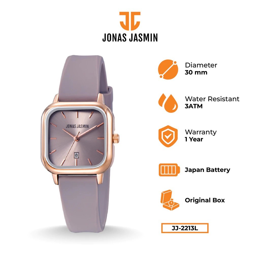 Jonas Jasmin - Jam Tangan Wanita Analog JJ-2213L Include Box