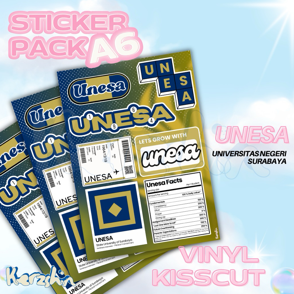 [NEW] Stiker Universitas - UNESA