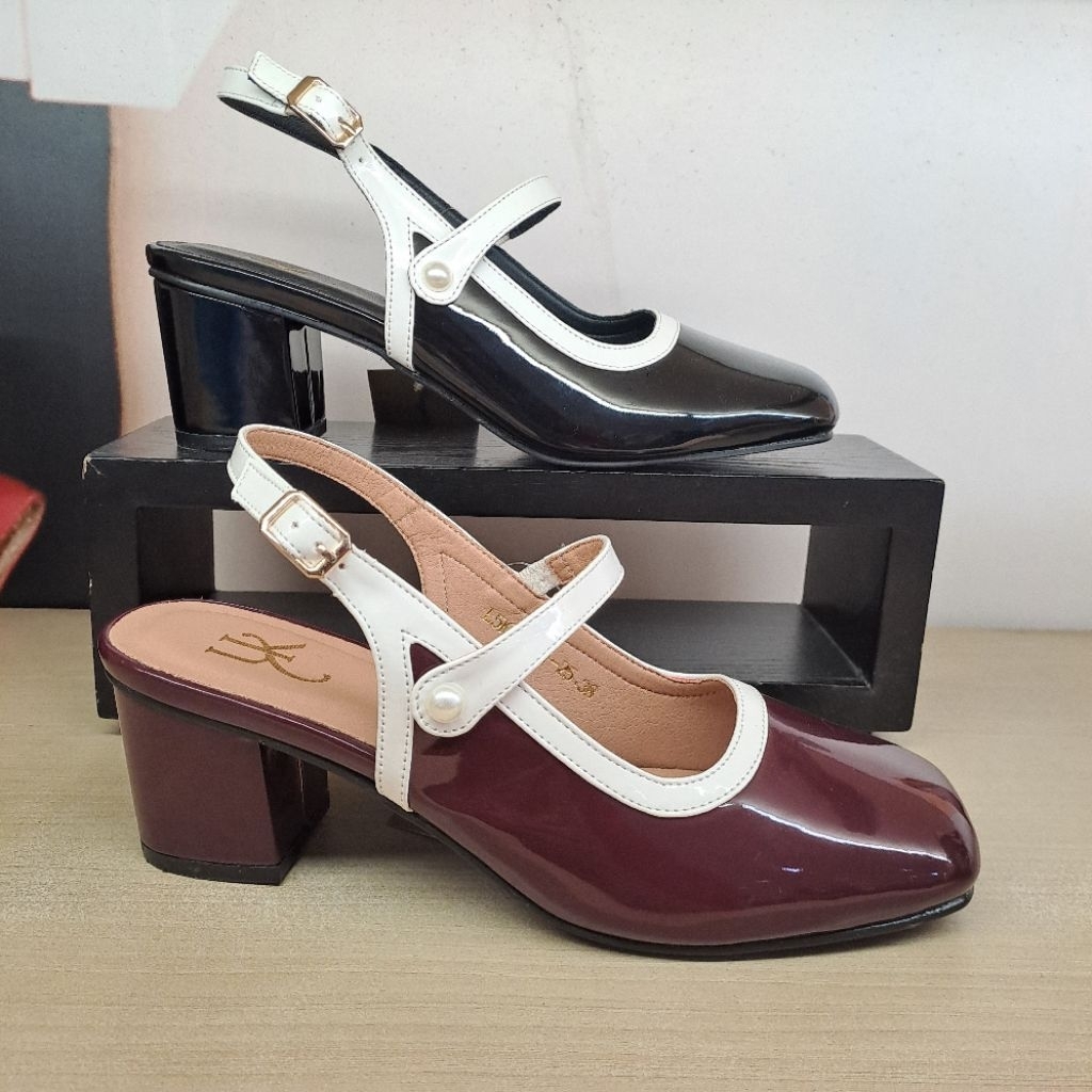 sepatu bustong wanita yongki komaladi hak 5 cm
