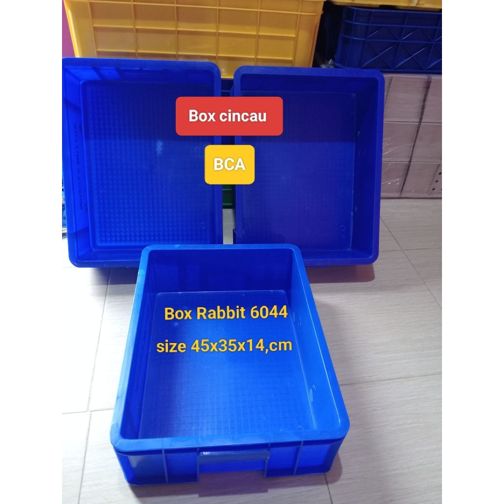 Box Container Rabbit No 6044 size 45x35x14,cm bekas