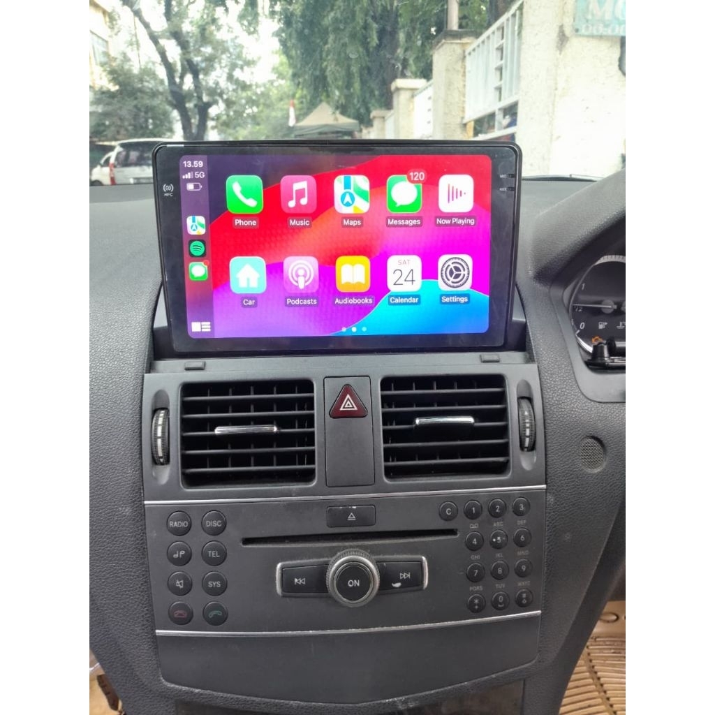 headunit android mercy c 200 w 204