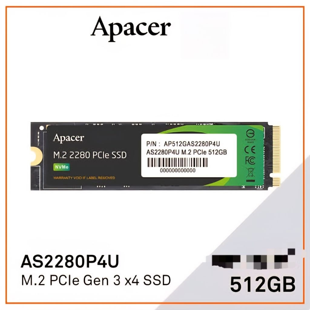SSD M2 Nvme Gen3 512gb Apacer