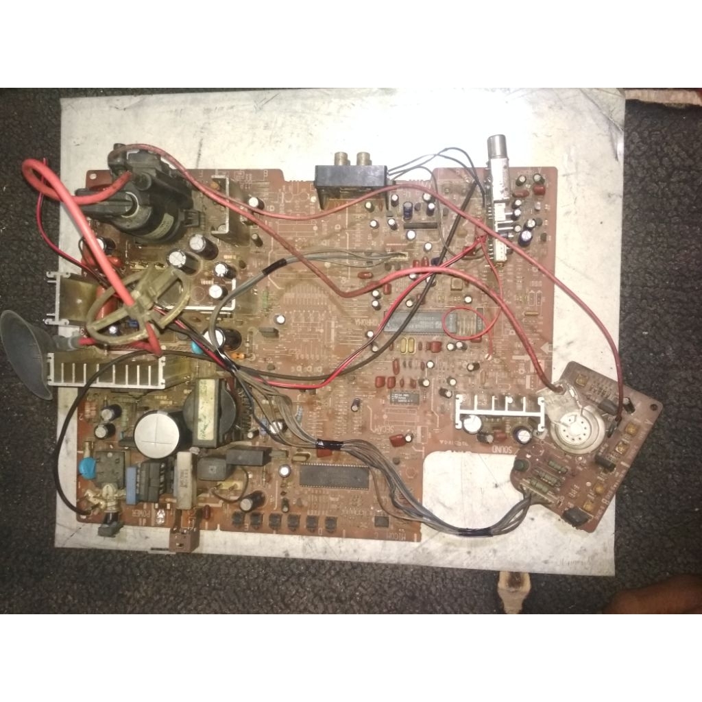 Mesin TV goldstar LG 14-21in