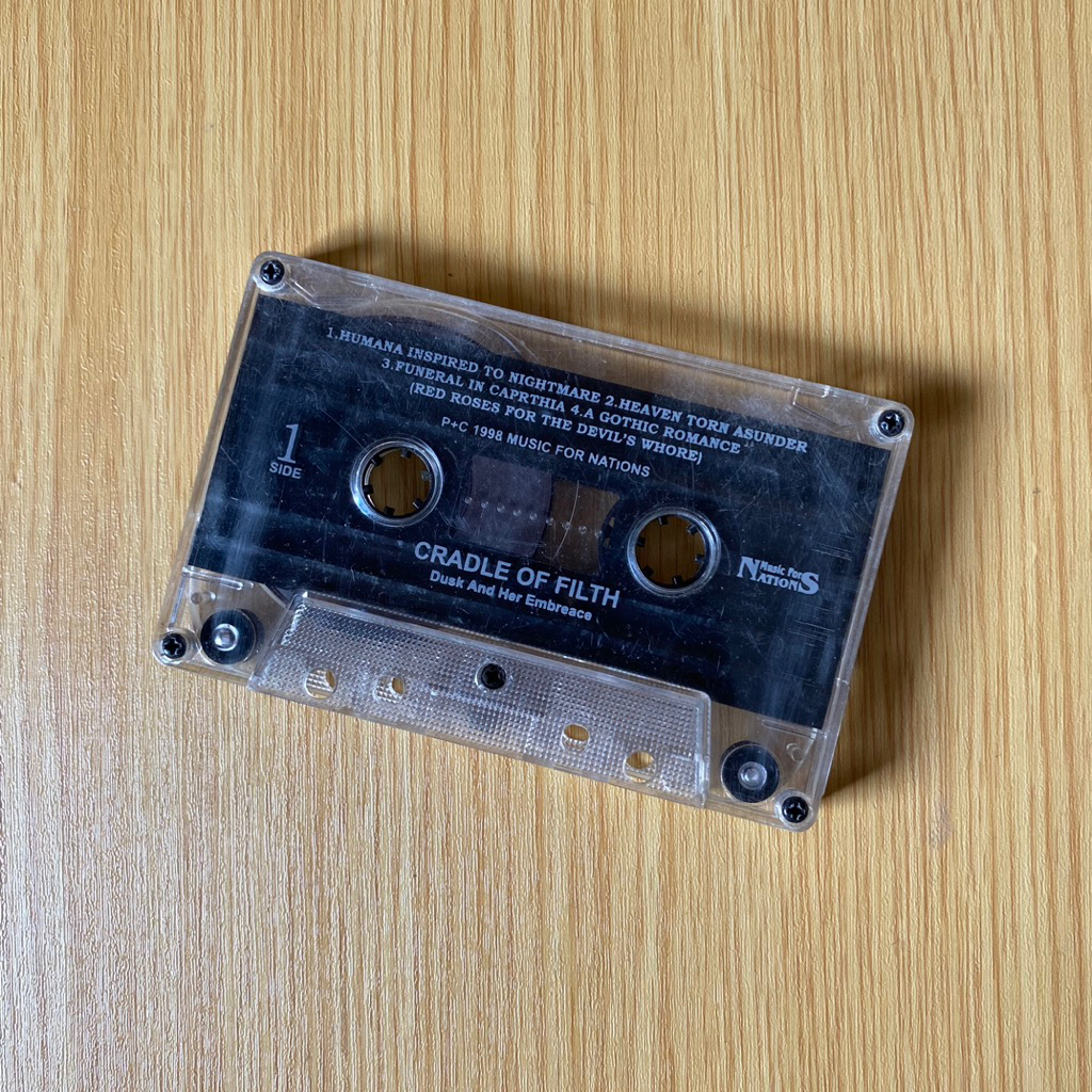 KASET PITA CRADLE OF FILTH - ( TANPA COVER )