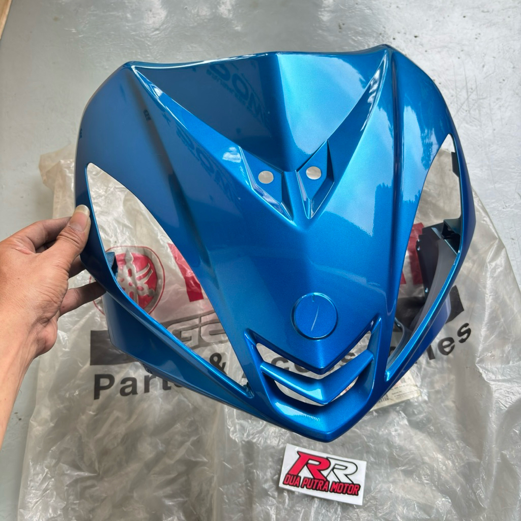 cover leksil leghsild legshield tameng panel dada dasi depan original ori yamaha jupiter mx 135 old 
