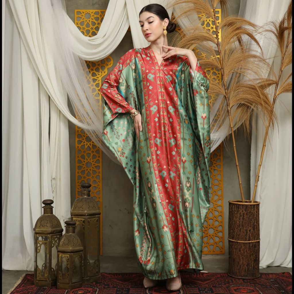Kaftan Hijau • Kaftan Sage • Kaftan Modern • Kaftan Jumbo • Long Kaftan Premium • Dress Hijau • Dres