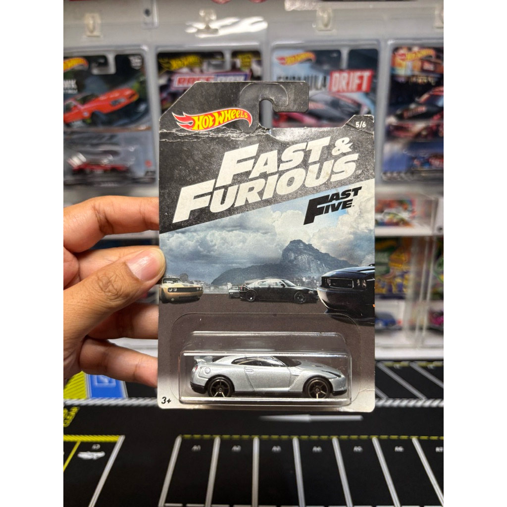 HOTWHEELS NISSAN GTR R35 FAST AND FURIOUS SERIES - CARD KERUT