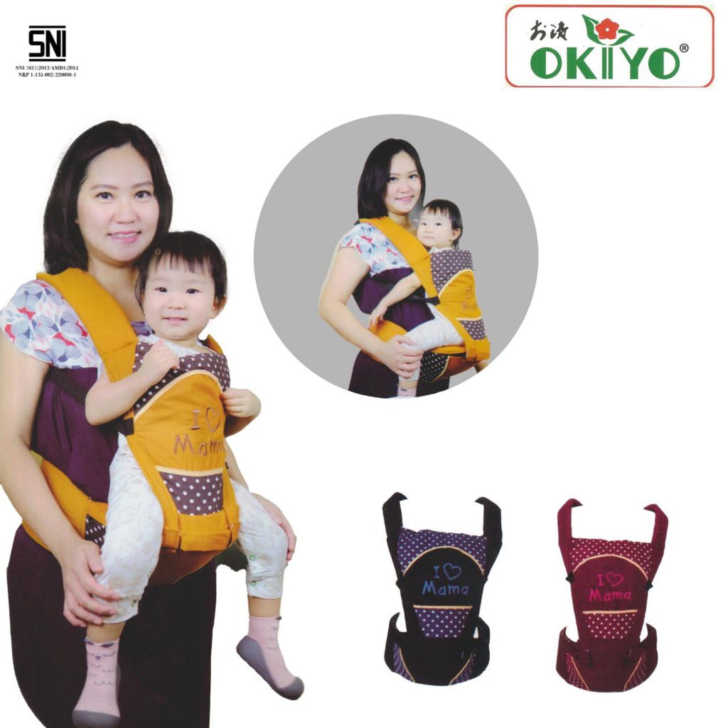 (OKIYO) Gendongan Hipseat Baby Gendongan Depan Nyaman & Berkualitas