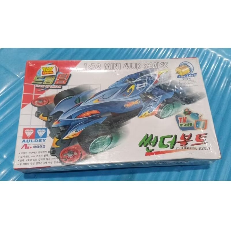 Tamiya Auldey Mini4wd Team of dream Korea Thunder Bolt New old stock