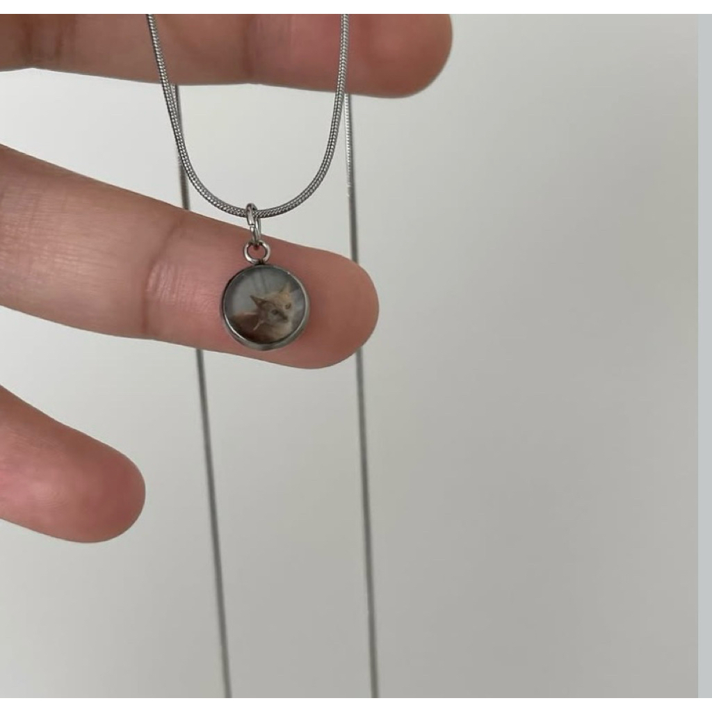 Amoura Kalung Foto Custom | Kalung Custom Resin | Kalung titanium custom foto