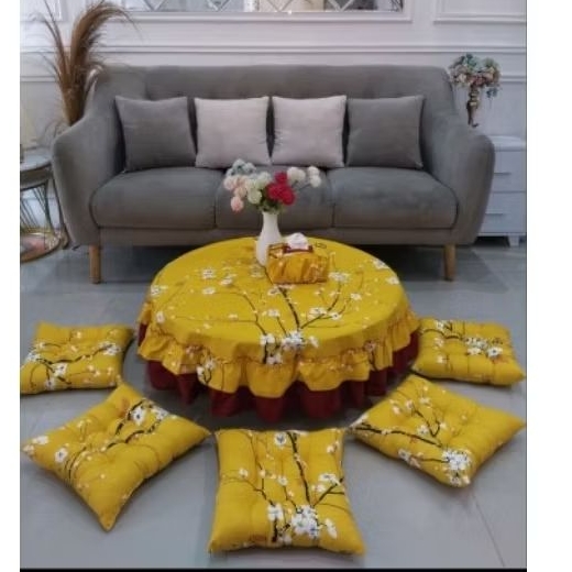 Set meja Oshin/taplak meja oshin bulat