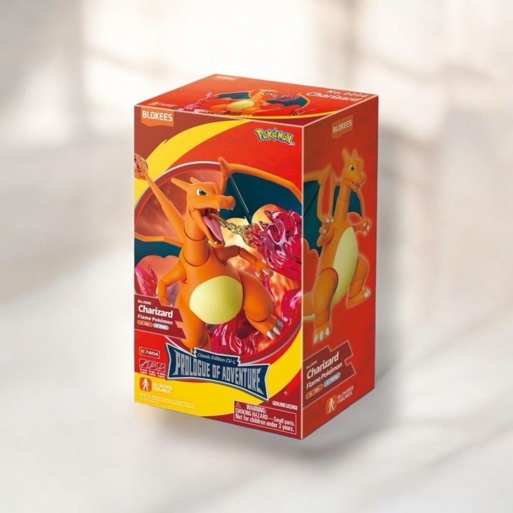 Blokees Pokemon Charizard Model Kit Rakit
